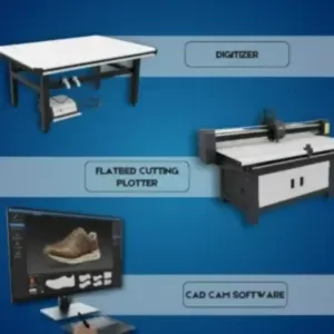 Complete Footwear CAD CAM System with Digitizer, Cutting Plotter and Crispin Software