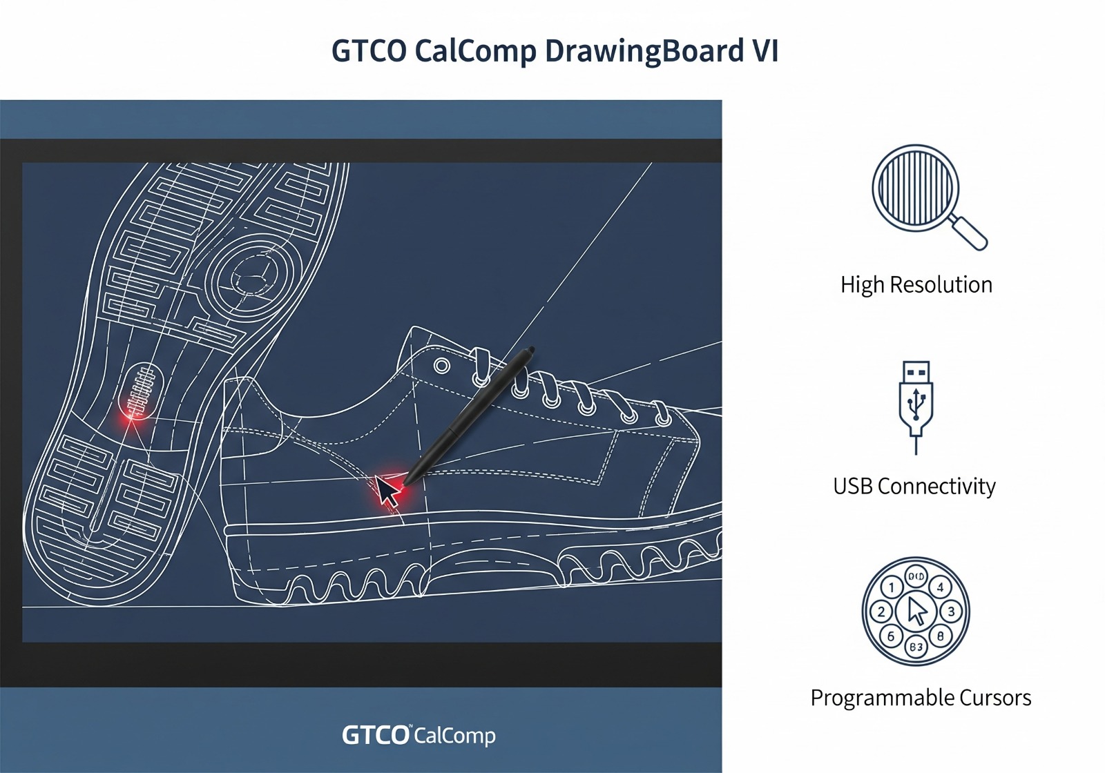 GTCO Drawing Board VI Large-Format Digitizer - Image 3